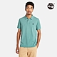 Timberland 男款藍綠色休閒短袖Polo衫|A6R29CL6 product thumbnail 1