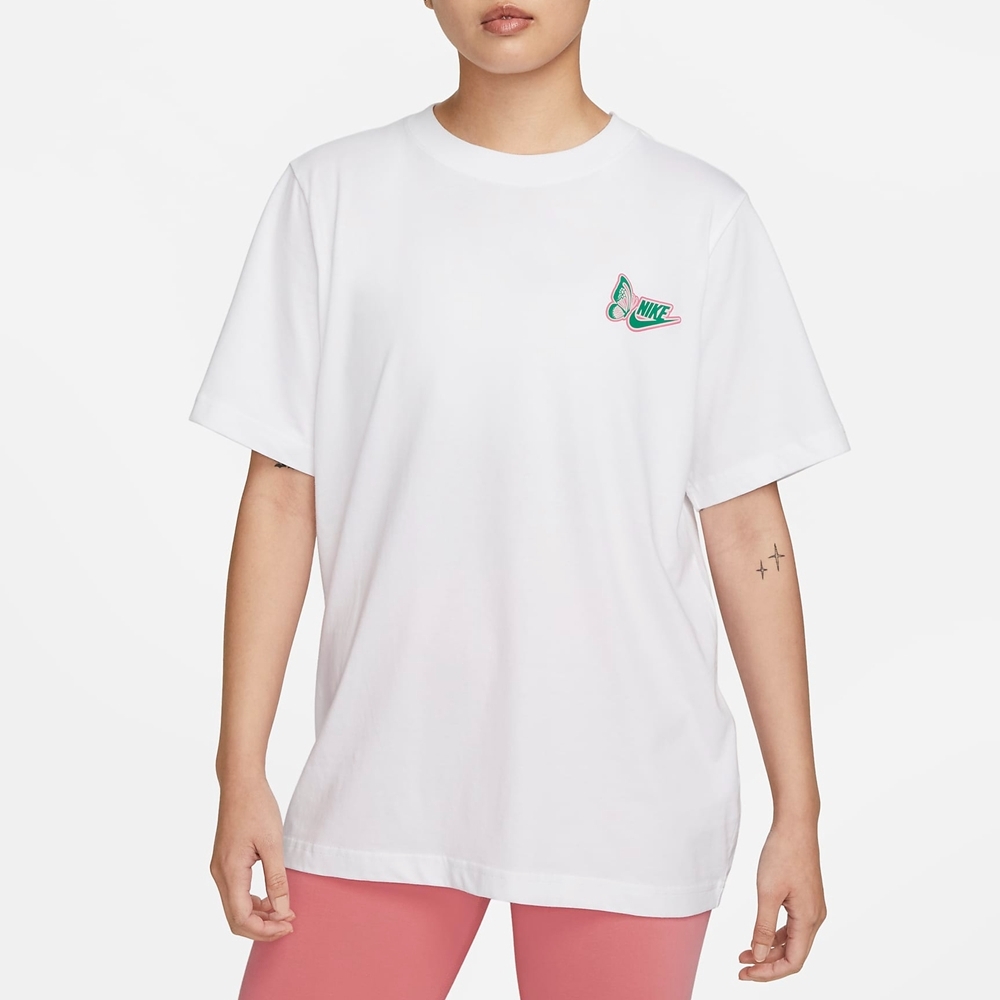 NIKE AS W NSW TEE OC 1 BF 女短袖上衣-白-FD2548100