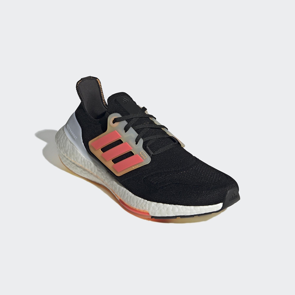 adidas 慢跑鞋 男鞋 運動鞋 襪套 緩震 ULTRABOOST 22 黑橘 GX5464