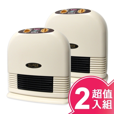 嘉麗寶定時型陶瓷電暖器(超值2入組)SN-869T