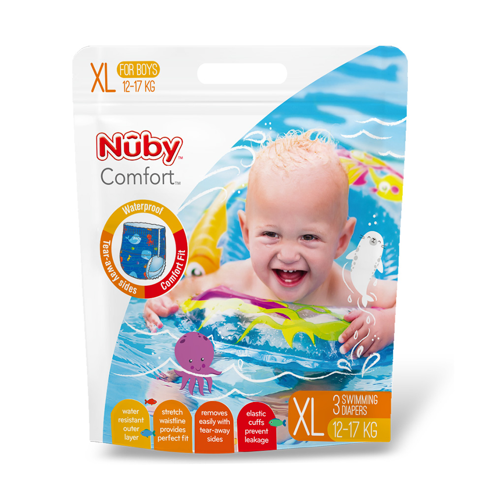 Nuby 游泳尿布(男XL)