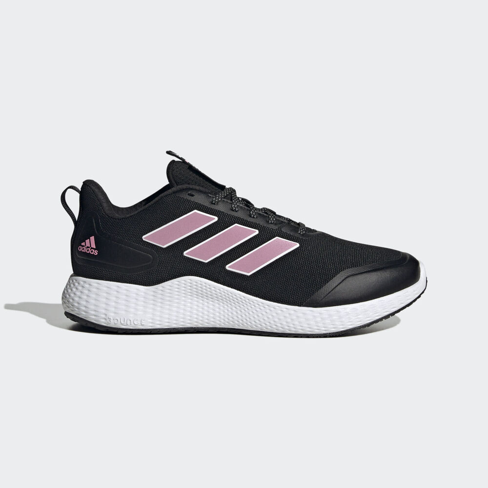 Adidas Edge Gameday Guard [H03594] 男女 慢跑鞋 運動 休閒 緩震 反光 舒適 黑 粉