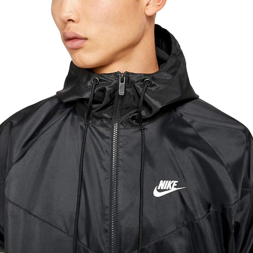 Nike 外套NSW Windrunner 黑男女款防風運動風衣外套連帽基本款運動外套