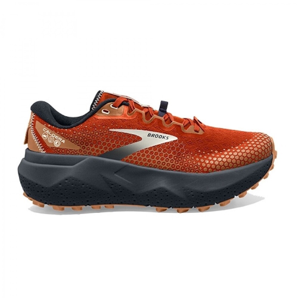 Brooks Caldera 6 [1103791D269] 男 慢跑鞋 登山 越野 戶外 火山口系列6代 穩定 橘紅