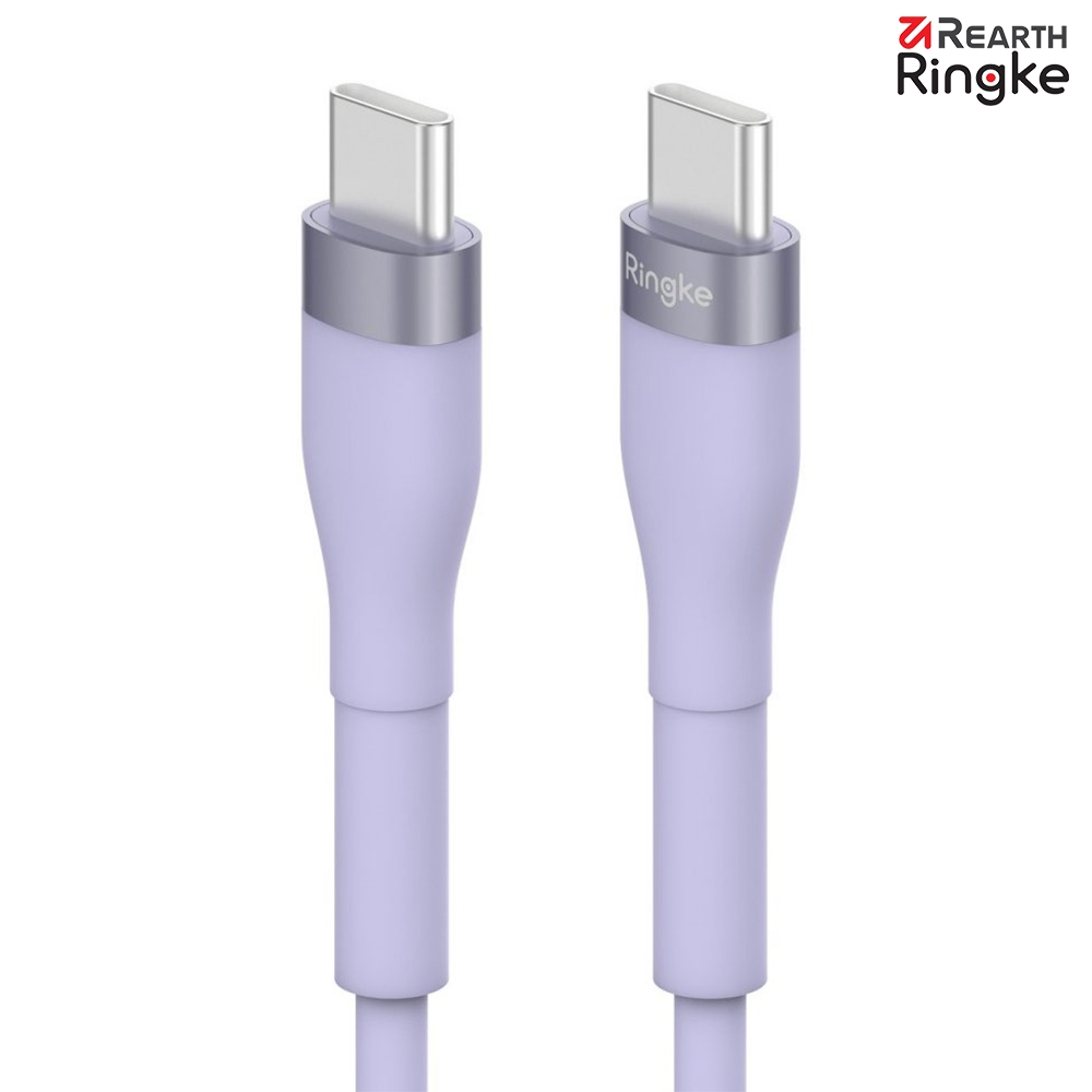 【Ringke】Rearth Type-C 轉 Type-C [Fast Charging Pastel Cable] 粉彩快速充電傳輸線－2M