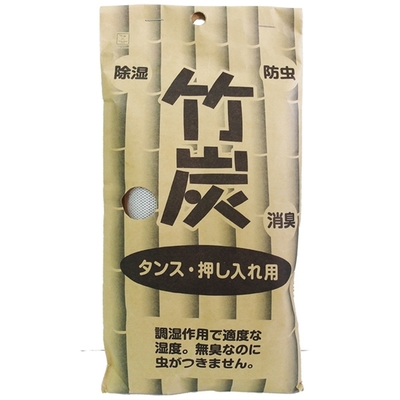 日本竹炭衣櫥防潮消臭包-80g-2入x4包