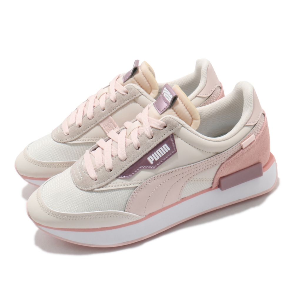 Puma 休閒鞋 Future Rider Tones 女鞋 厚底 球鞋 百搭 復古 粉嫩 少女 粉 白 37516401