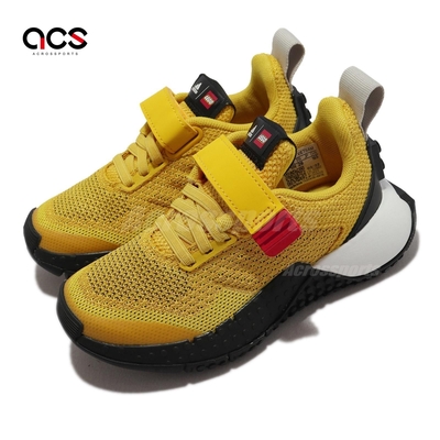 Adidas 慢跑鞋 LEGO Sport Pro EL K 童鞋 中童 黃 樂高 LEGO 小朋友 運動鞋 GW3014