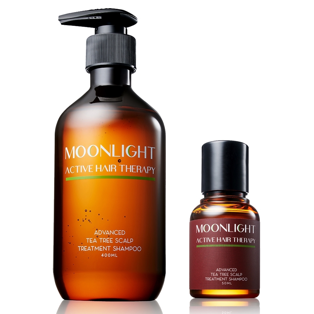 (買大送小)Moonlight 莯光 進化版茶樹控油淨化洗髮精 400 mL+50mL