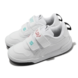 Puma 童鞋 Multiflex SL Play V Inf 小童 白 黑 魔鬼氈 皮革 小朋友 運動鞋 39256001