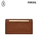 FOSSIL Liza  輕巧型真皮零錢袋長夾-咖啡色 SL7891G200 product thumbnail 1