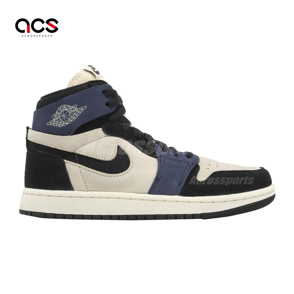 Nike 休閒鞋Wmns Air Jordan 1 ZM Air CMFT 2 女鞋米黑AJ1 麂皮DV1305