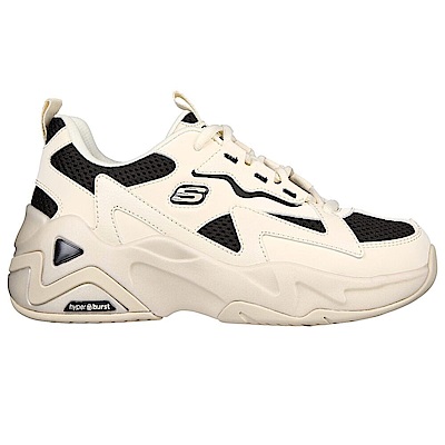 Skechers D Lites Hyper Burst [896178NTBK] 女 休閒鞋 厚底 止滑 舒適 米 黑