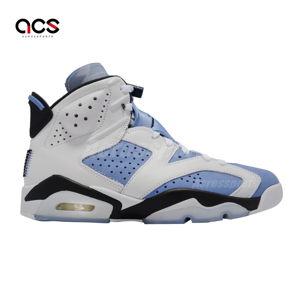 Nike 休閒鞋Air Jordan 6 Retro 北卡藍UNC 男鞋AJ6 白藍CT8529410