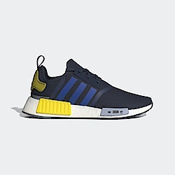 Adidas NMD_R1 IF3509 男 休閒鞋 運動 經典 三葉草 襪套式 針織 避震 穿搭 深藍 黃