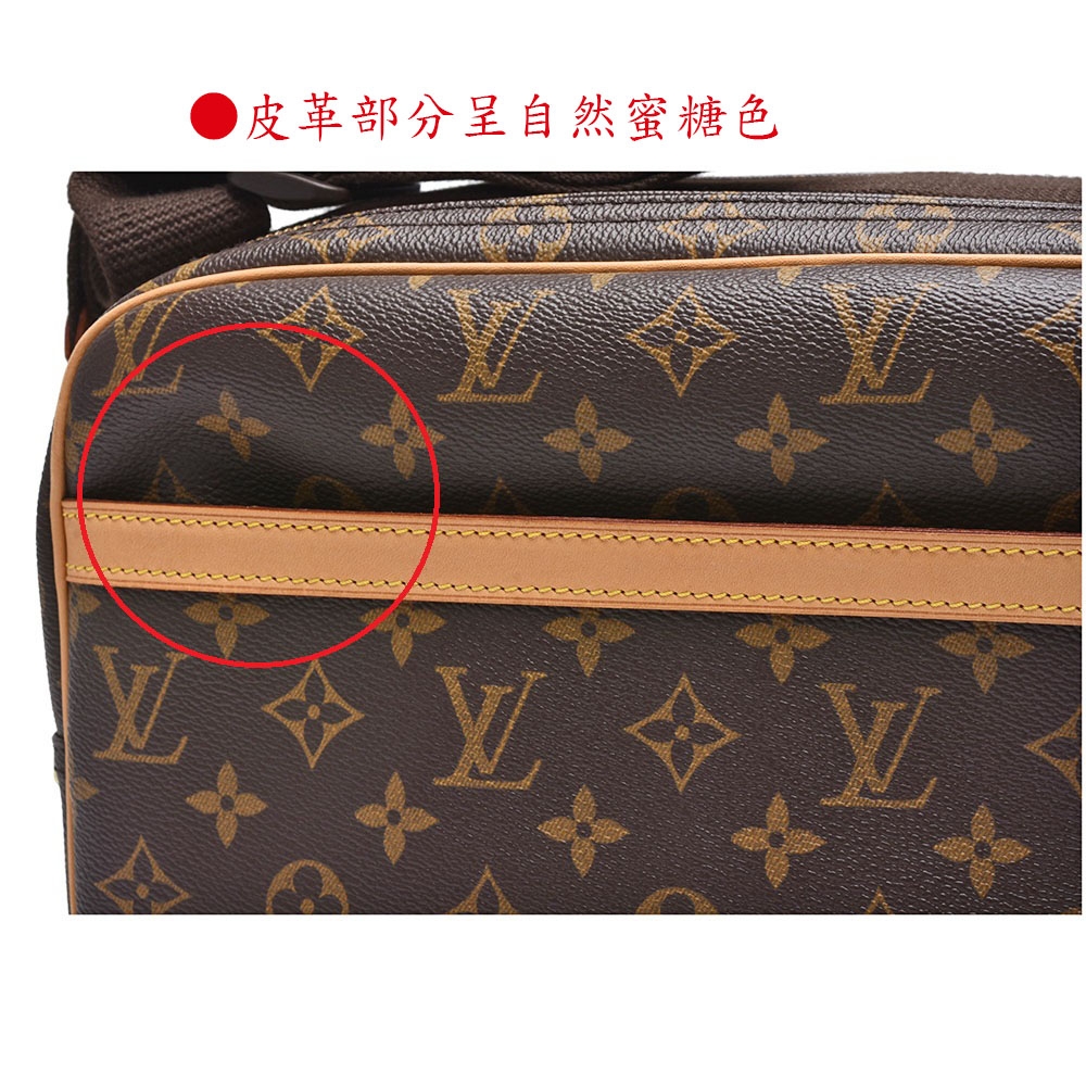 Authentic Louis Vuitton Monogram Reporter PM Shoulder Cross Bag M45254 LV  J8490