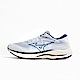 Mizuno Wave Rider 27 SSW [J1GC237605] 男 慢跑鞋 運動 路跑 超寬楦 美津濃 灰白 product thumbnail 1