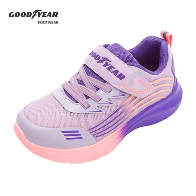 【GOODYEAR 固特異】輕趣樂跑 童款輕量緩震運動鞋 紫 (GAKR38407)