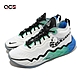 Nike 籃球鞋 Air Zoom G T Run EP 男鞋 Unlock Your Space 白 藍綠 FN3421-104 product thumbnail 1