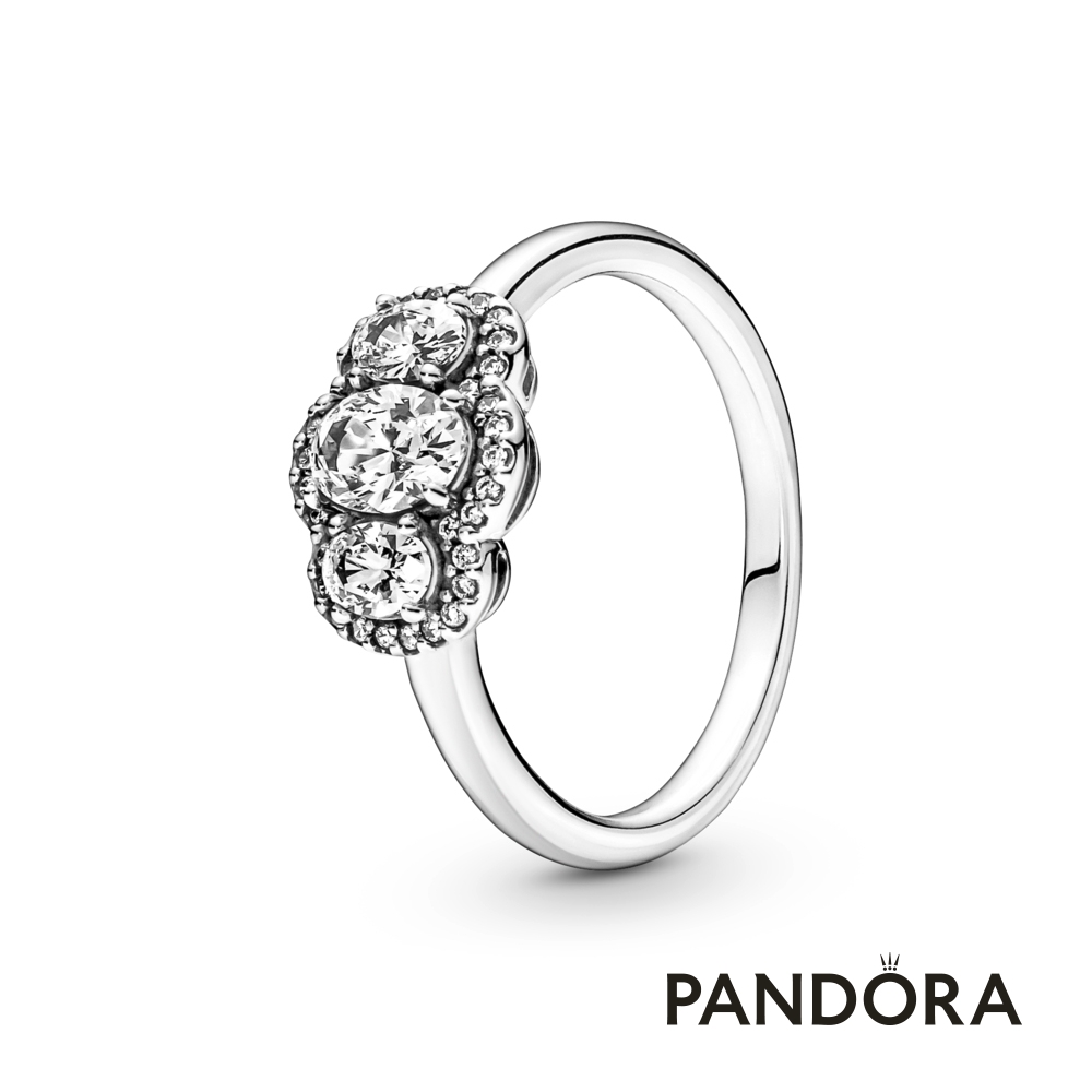 【Pandora官方直營】復古三石戒指 product image 1