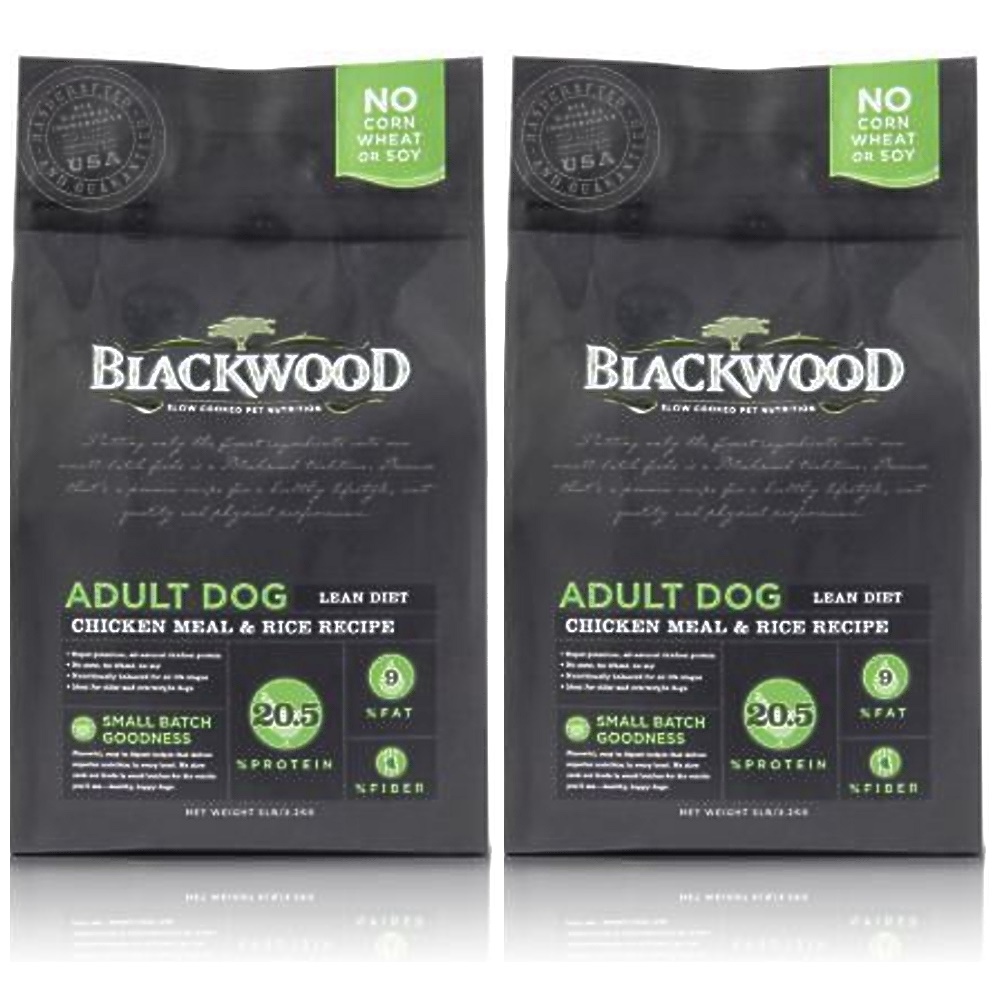 BlackWood 柏萊富 特調低卡保健(雞肉+米)犬糧 5磅 2包