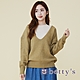 betty’s貝蒂思　純色大V領毛衣針織衫(淺黃綠) product thumbnail 1