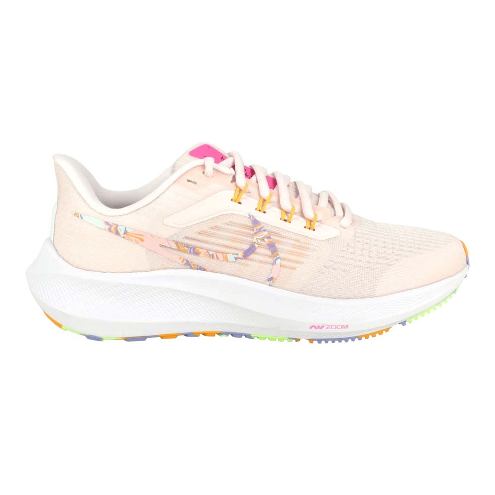 NIKE W AIR ZOOM PEGASUS 39 PRM 女慢跑鞋- 飛馬 DO9483-600 淺粉橘多彩