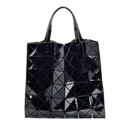 ISSEY MIYAKE 三宅一生BAOBAO幾何方格6X6手提包(黑色)