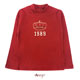 Annys1989字母皇冠塗鴉造型長袖上衣*6488紅 product thumbnail 1
