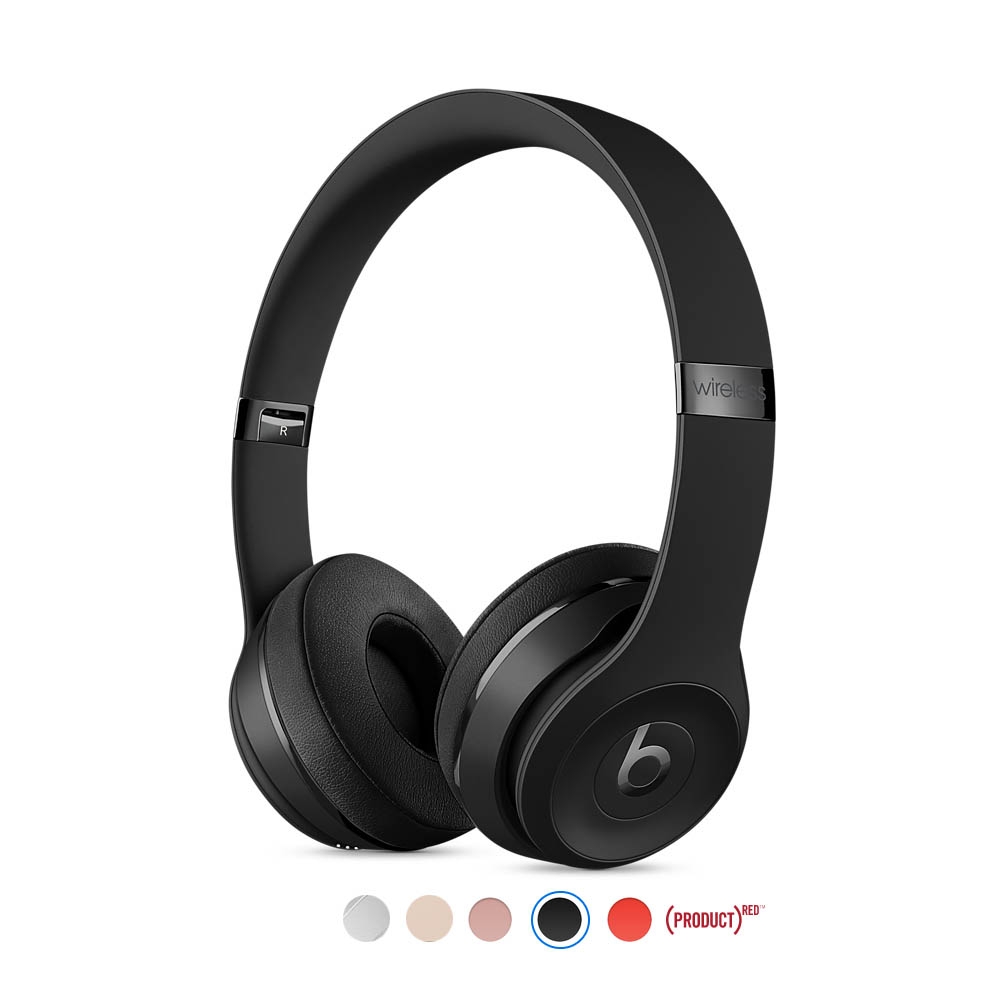 Beats Solo3 Wireless 無線頭戴式耳機-NEW黑包裝(原廠公司貨)