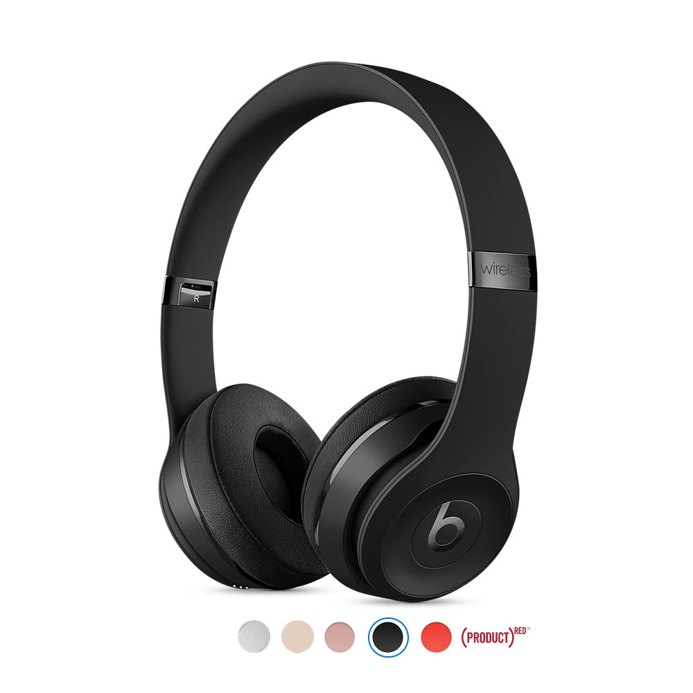 Beats Solo3 Wireless 無線頭戴式耳機-NEW黑包裝 拆封福利品-供應商保固