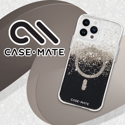 美國 CASE·MATE iPhone 14 Pro Max Karat Onyx 星耀瑪瑙環保抗菌防摔保護殼MagSafe版