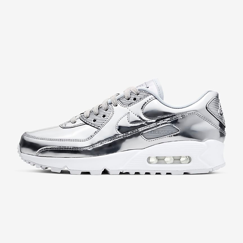 Nike Air Max 90 SP 女休閒鞋-銀白-CQ6639001 | 拖鞋| Yahoo奇摩購物中心