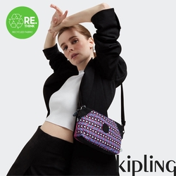 Kipling 多彩圓形圖騰側背小包-ART XS