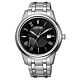 CITIZEN 星辰GENTS光動能電量等級藍寶石時尚腕錶-黑(AW7001-98E) product thumbnail 1