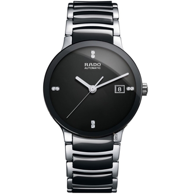 RADO 雷達 官方授權 Centrix 晶萃系列 真鑽陶瓷機械錶 迎春好禮-38mm R03 R30941702