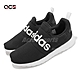 Adidas 慢跑鞋 Lite Racer Adapt 4 K 中童 大童 免鞋帶 多功能 運動鞋 黑 白 Q47207 product thumbnail 1