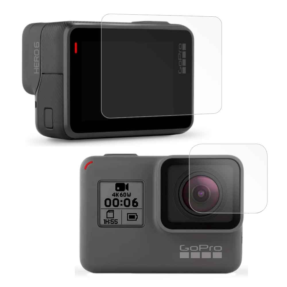 GoPro HERO6 相機鏡頭+觸控螢幕光學抗刮螢幕保護貼| Go Pro副廠配件