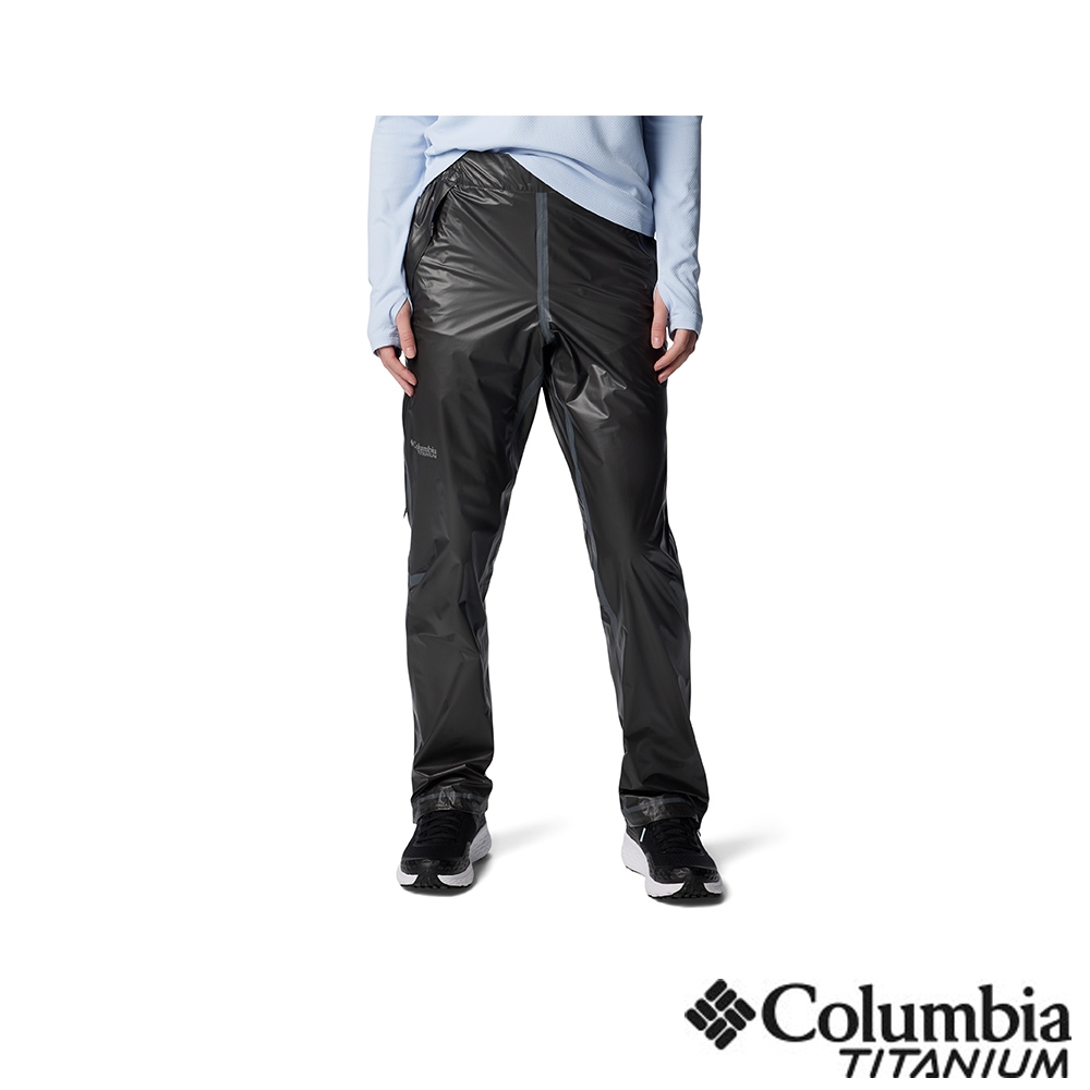 Columbia 哥倫比亞 女款-鈦OutDry Extreme防水雨褲-黑色  UWK16670BK/IS