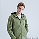 GIORDANO 男裝高機能胸前刺繡連帽外套 - 50 柏樹綠 product thumbnail 1