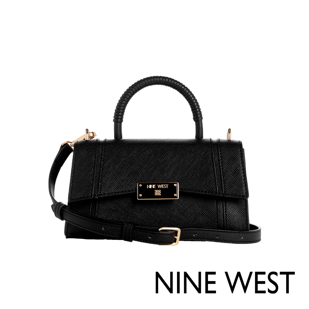 NINE WEST BRODIE 純色手提包-黑色(137578)