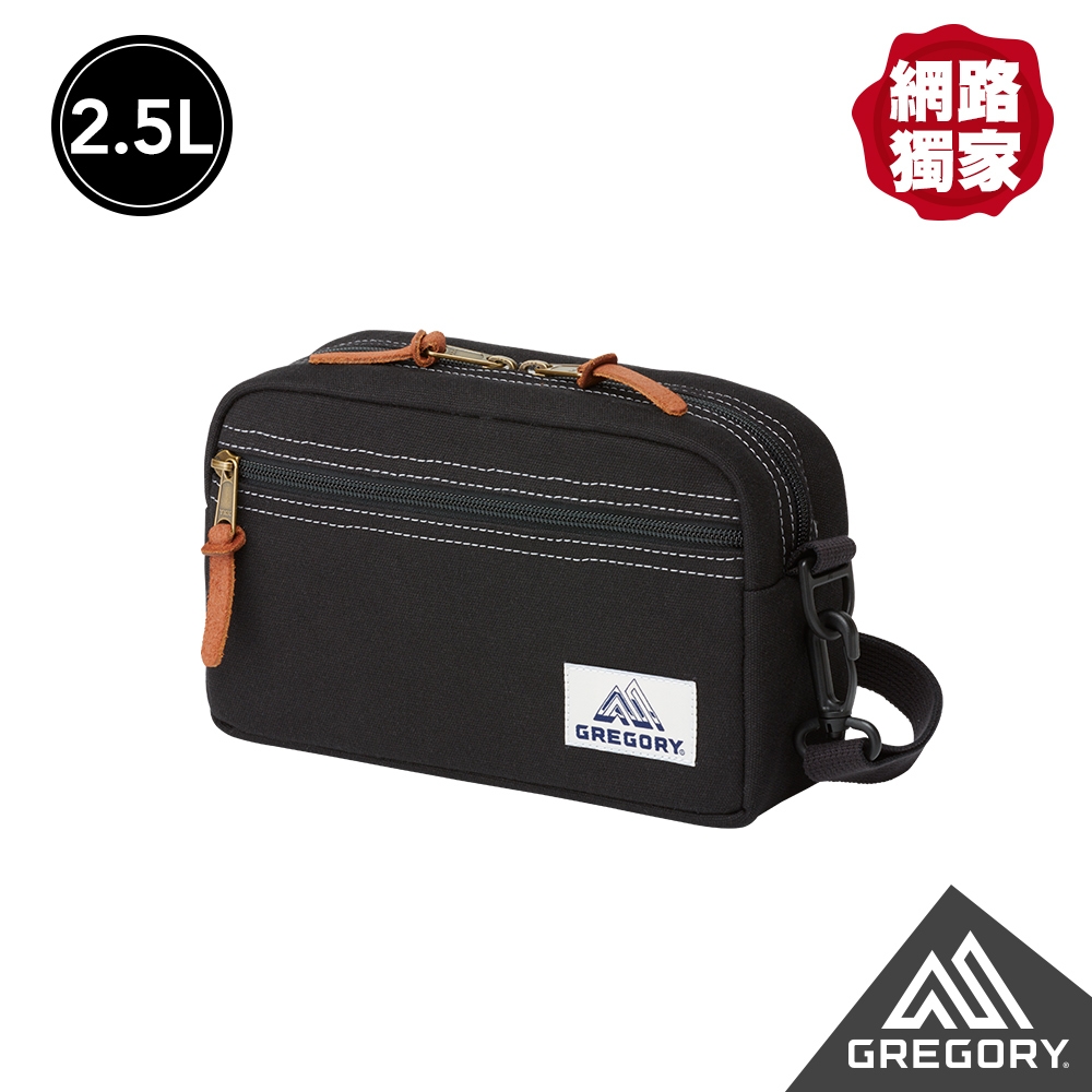 Gregory 2.5L PAD SHLD POUCH CANV斜背包 黑