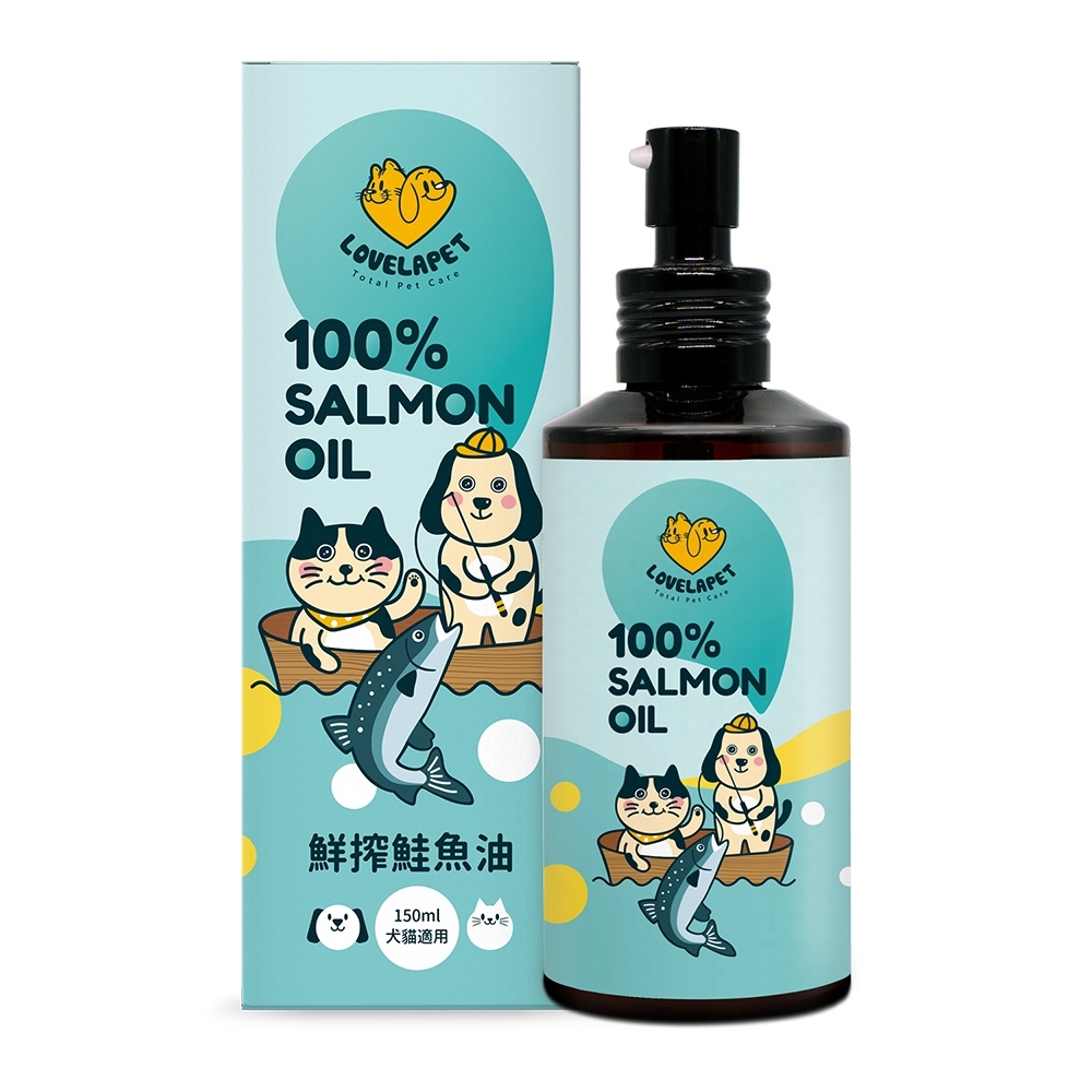 愛貝寵 鮮搾鮭魚油(150ml/瓶)