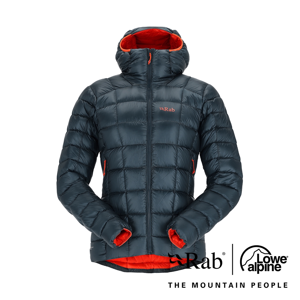 【RAB】 Mythic Alpine Jacket Wmns 神話輕量羽絨連帽外套 女款 獵戶藍 #QDB46