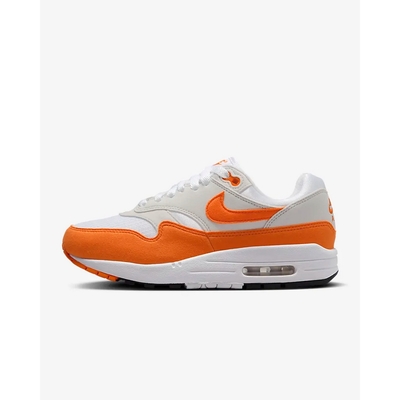 NIKE W AIR MAX 1 女休閒運動鞋-白橘-DZ2628002