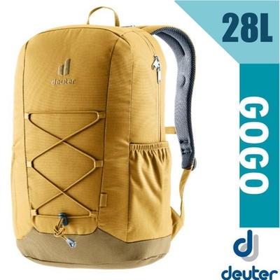 【Deuter】GoGo DayPack 3D透氣休閒旅遊後背包28L_3813224 薑黃