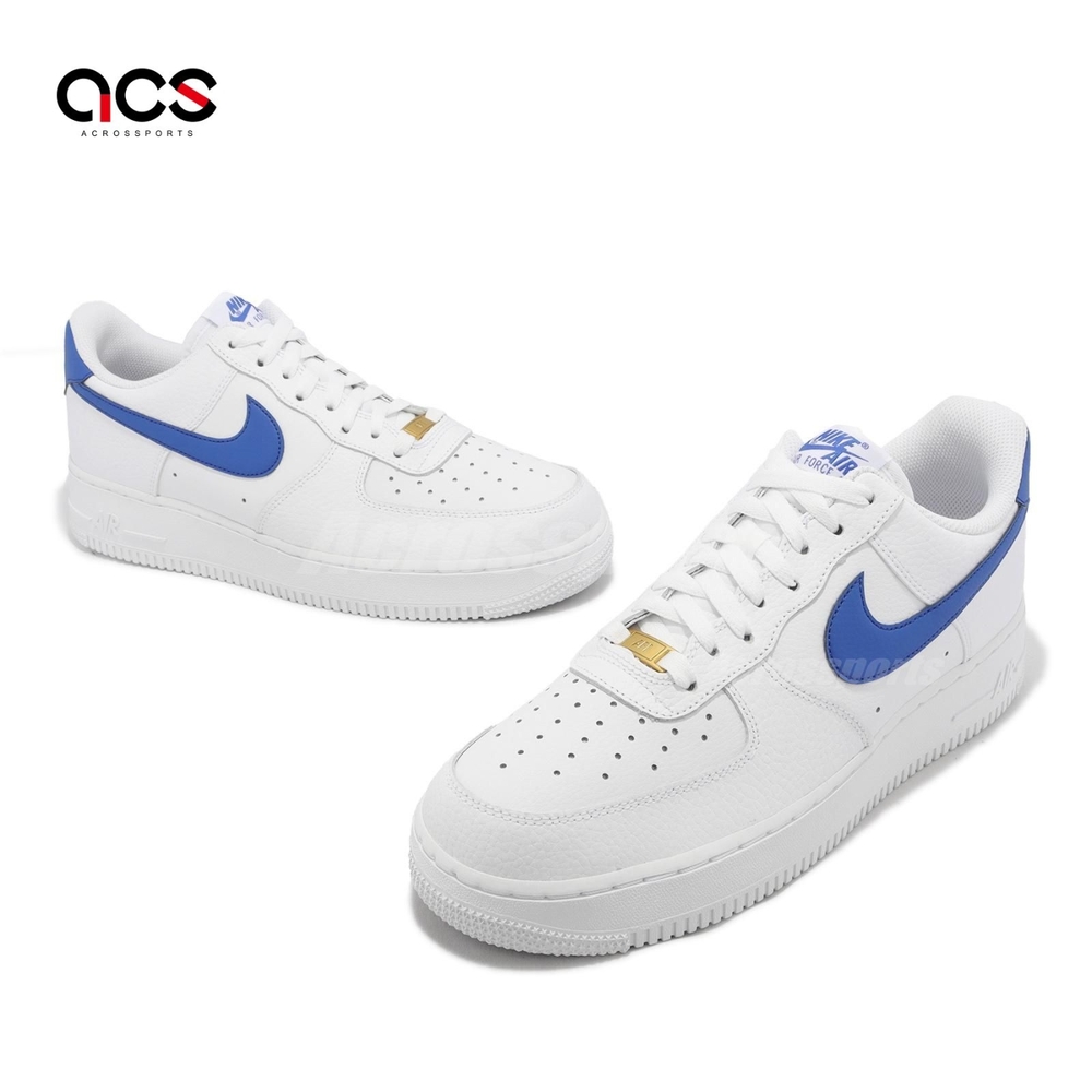 Nike 休閒鞋Air 1 07 LO 男鞋白藍AF1 皮革低筒DM2845-100 | 休閒鞋| Yahoo奇摩購物中心