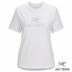 Arcteryx 始祖鳥 始祖鳥登山 始祖鳥戶外 始祖鳥排汗 女 LOGO 登山戶外排汗 短袖休閒Tee 白