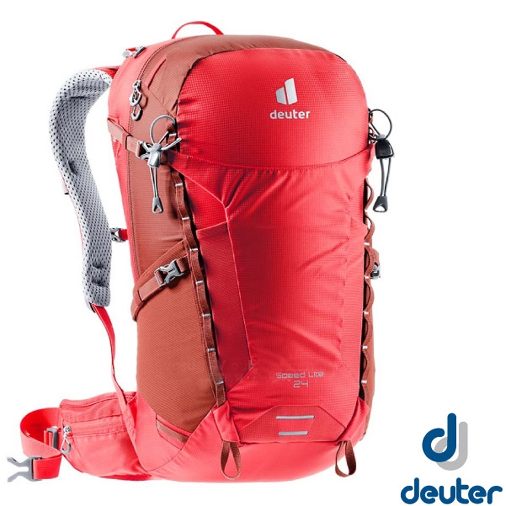 Deuter Speed Lite 24L 輕量級透氣健行登山背包_紅