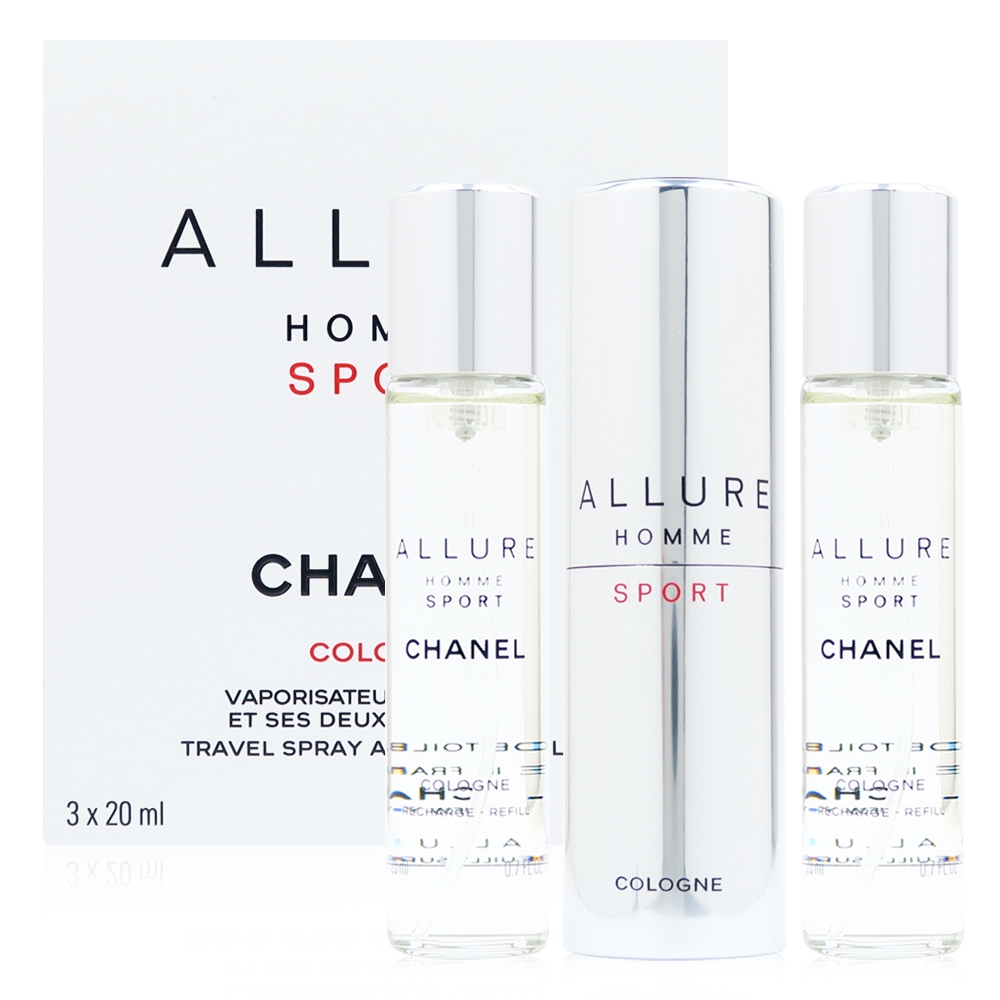 Chanel Allure Homme Sport Extreme Eau de Parfum 20ml Travel Spray + 2 x  20ml Refills